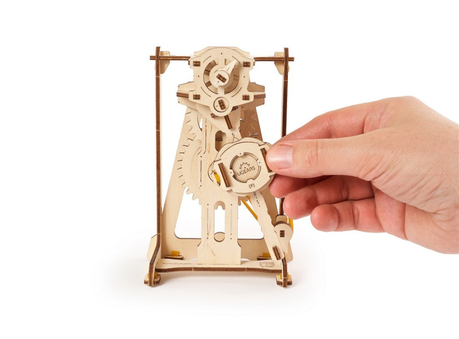 Ugears 3D drevené mechanické puzzle STEM výukové kyvadlo