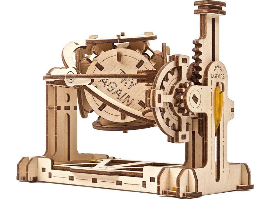 Ugears 3D drevené mechanické puzzle STEM náhodný generátor