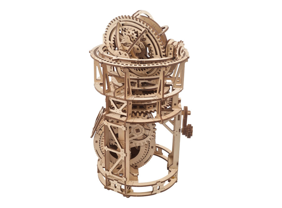 Ugears 3D drevené mechanické puzzle Hodinový strojček s tourbillonom