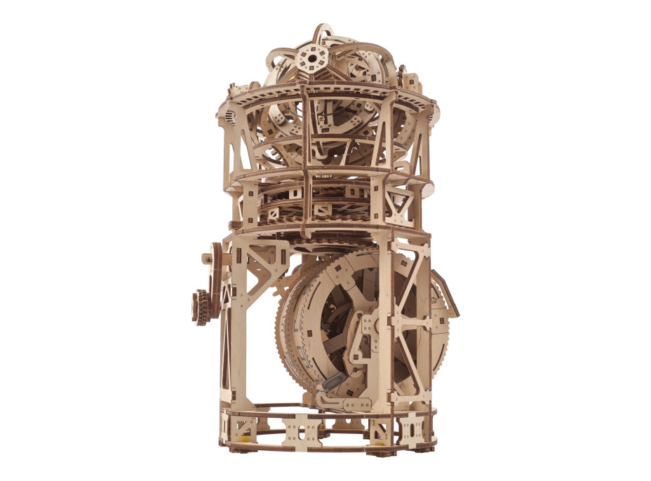 Ugears 3D drevené mechanické puzzle Hodinový strojček s tourbillonom