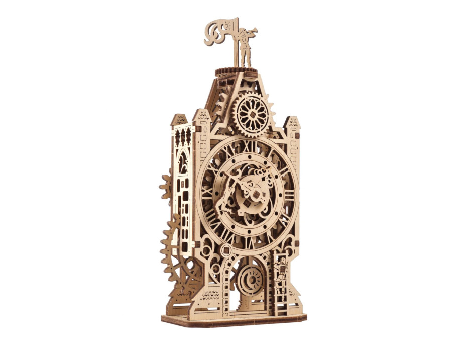 Ugears 3D drevené mechanické puzzle Hodinová veža