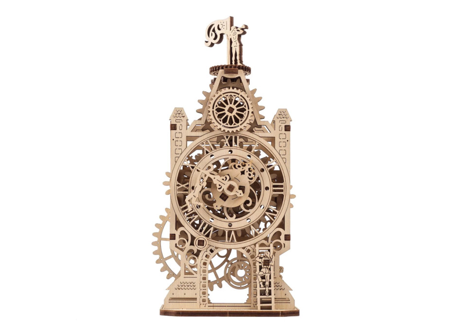 Ugears 3D drevené mechanické puzzle Hodinová veža