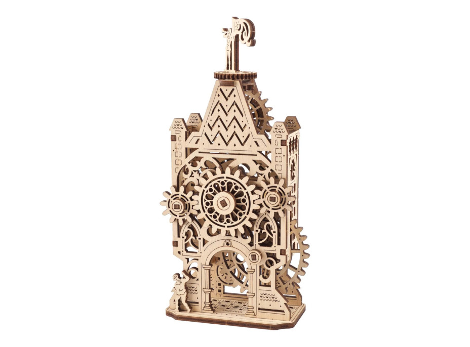 Ugears 3D drevené mechanické puzzle Hodinová veža