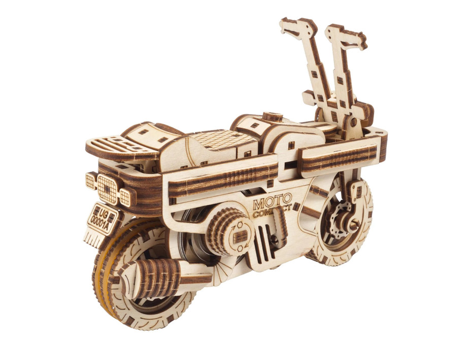 Ugears 3D drevené mechanické puzzle Skladací skúter