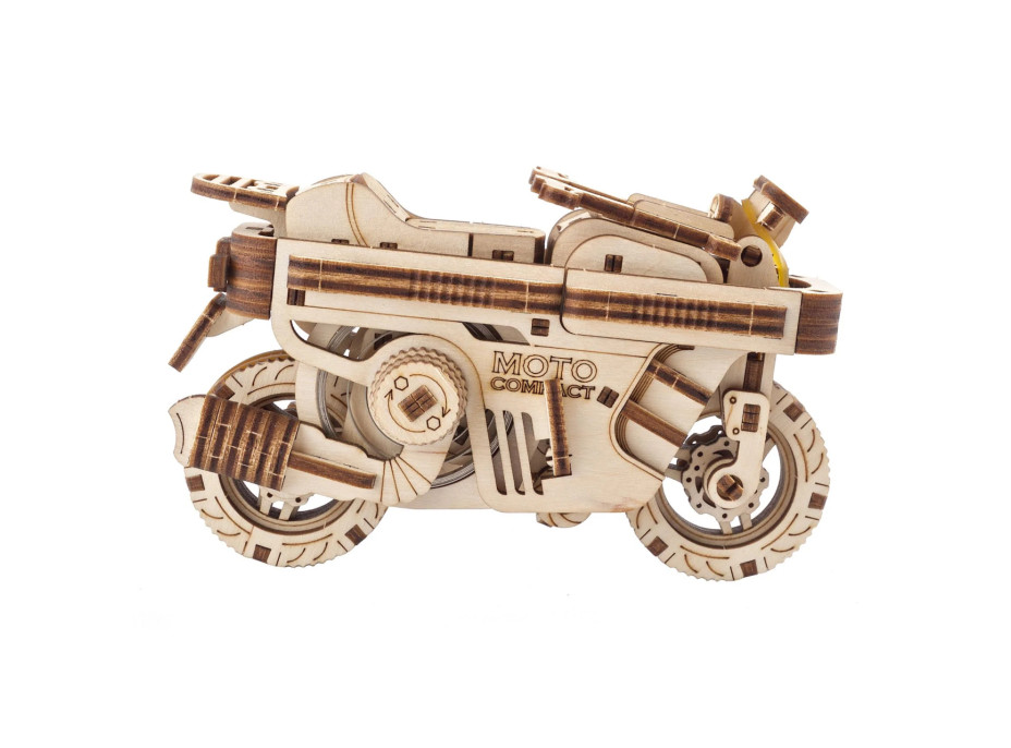 Ugears 3D drevené mechanické puzzle Skladací skúter