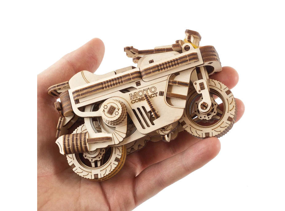 Ugears 3D drevené mechanické puzzle Skladací skúter