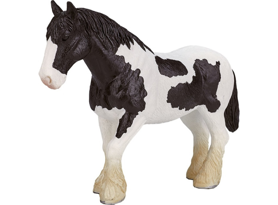 Mojo Clydesdale kôň čiernobiely