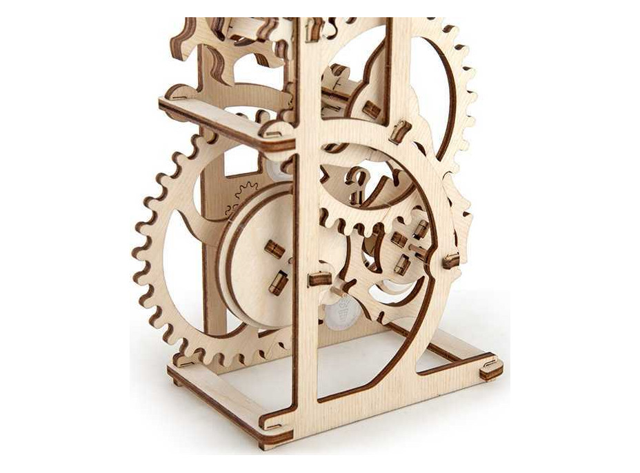 Ugears 3D drevené mechanické puzzle Dynamometer