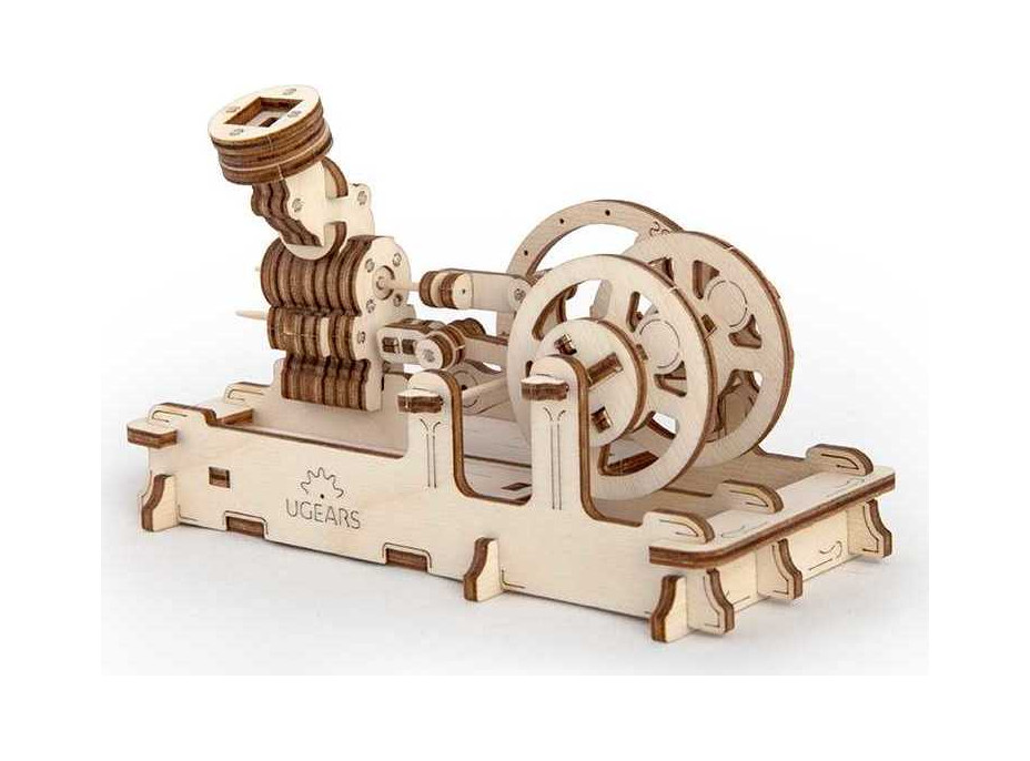 Ugears 3D drevené mechanické puzzle Motor