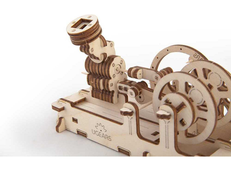 Ugears 3D drevené mechanické puzzle Motor