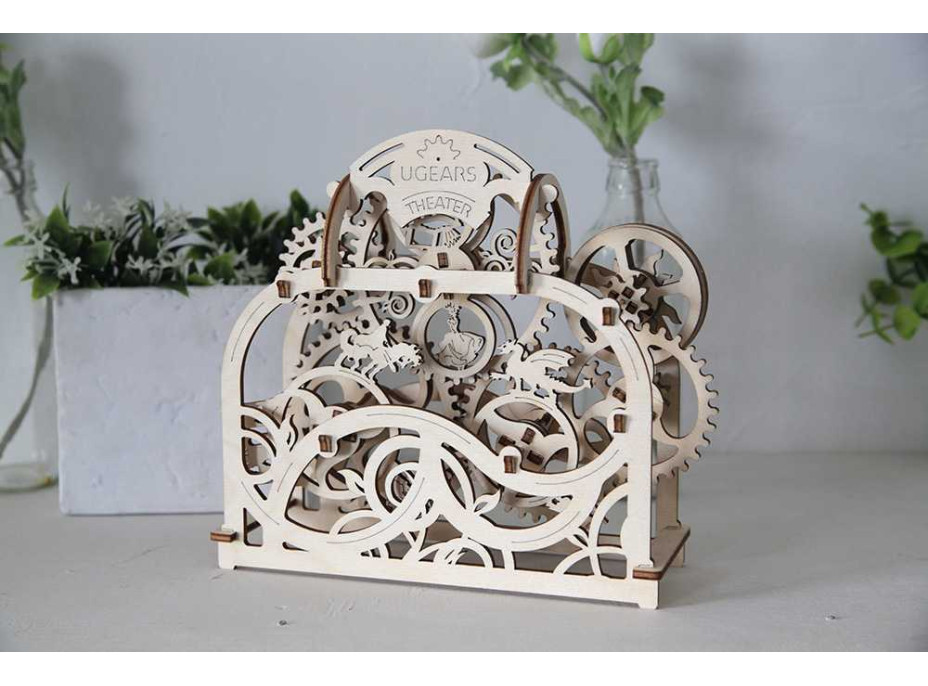 Ugears 3D drevené mechanické puzzle Divadlo