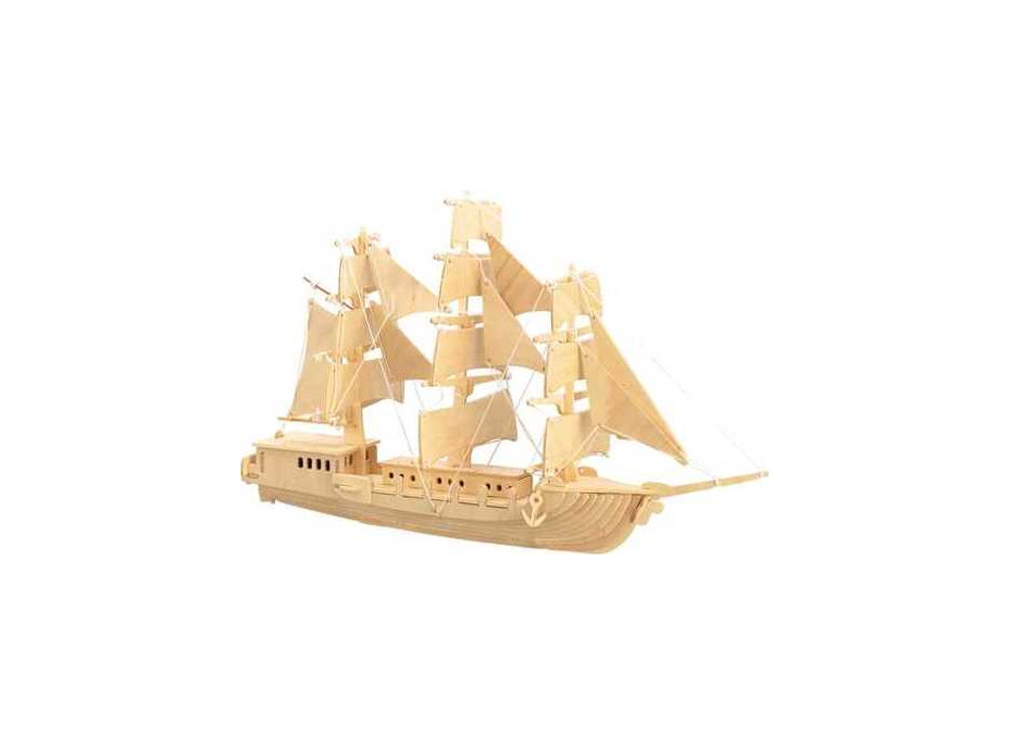 Woodcraft Drevené 3D puzzle loď plachetnica P049