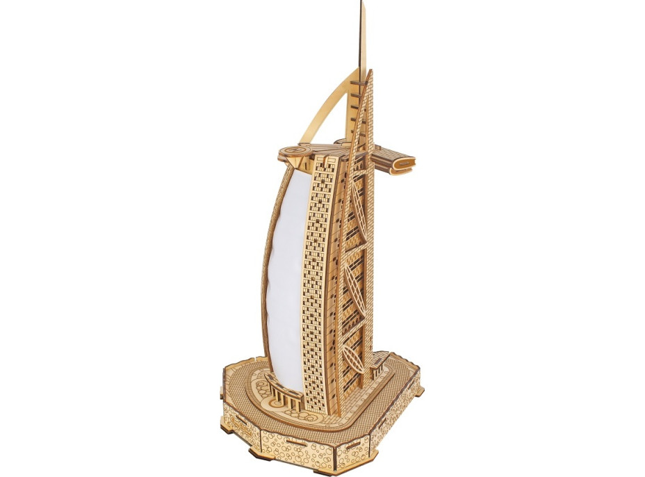 Woodcraft Drevené 3D puzzle Burdž al-Arab