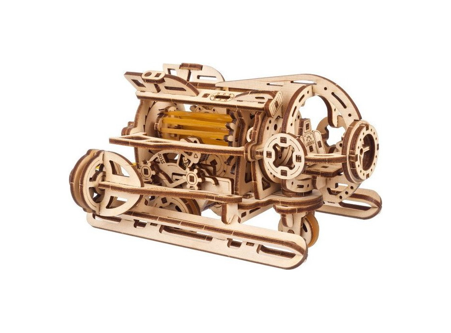 Ugears 3D drevené mechanické puzzle Steampunková ponorka