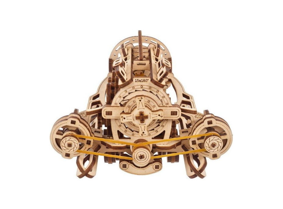 Ugears 3D drevené mechanické puzzle Steampunková ponorka