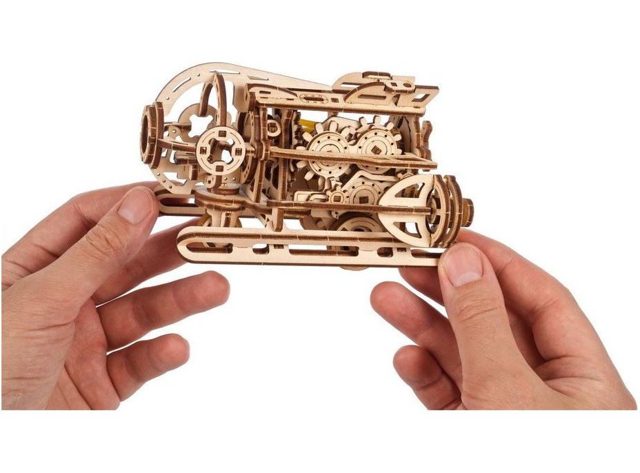 Ugears 3D drevené mechanické puzzle Steampunková ponorka