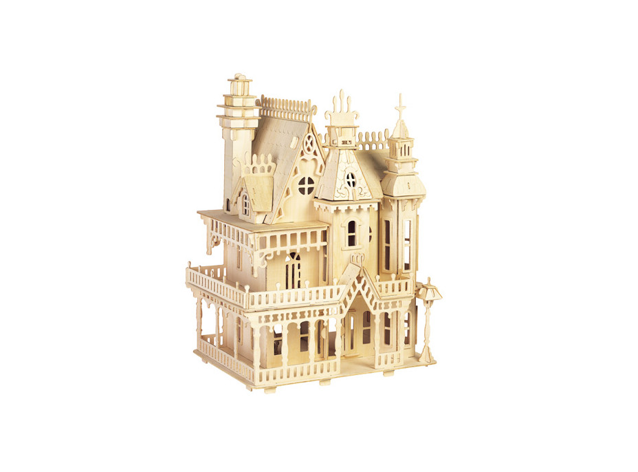 Woodcraft Drevené 3D puzzle vila