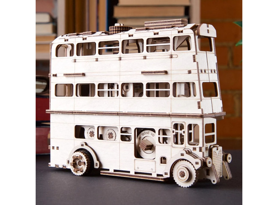 Ugears 3D drevené mechanické puzzle Harry Potter Rytiersky autobus