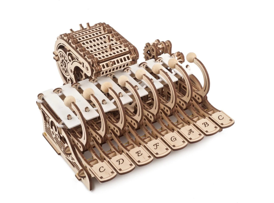 Ugears 3D drevené mechanické puzzle Programovateľná celesta