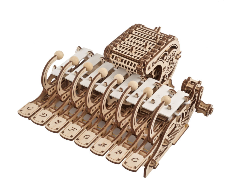 Ugears 3D drevené mechanické puzzle Programovateľná celesta