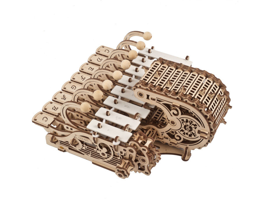 Ugears 3D drevené mechanické puzzle Programovateľná celesta