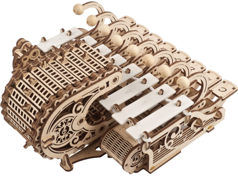 Ugears 3D drevené mechanické puzzle Programovateľná celesta