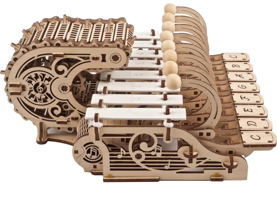 Ugears 3D drevené mechanické puzzle Programovateľná celesta