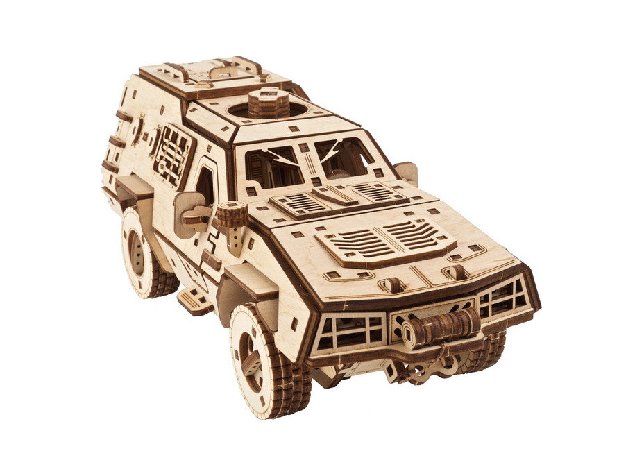 Ugears 3D drevené mechanické puzzle Dozor-B Combat Vehicle