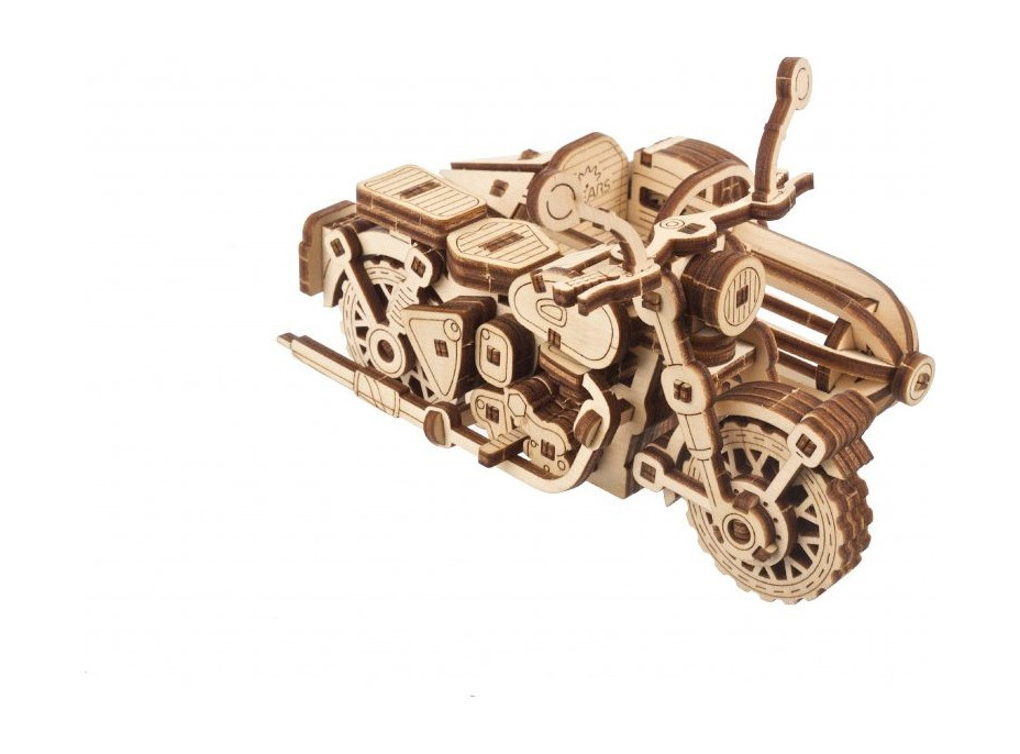 Ugears 3D drevené mechanické puzzle Harry Potter Hagridova lietajúca motorka