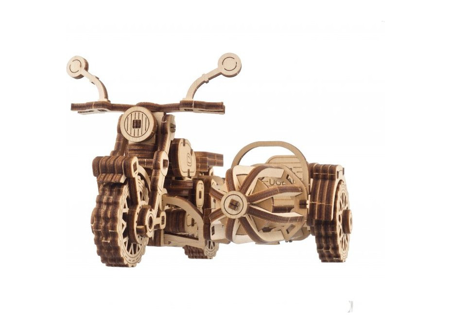 Ugears 3D drevené mechanické puzzle Harry Potter Hagridova lietajúca motorka