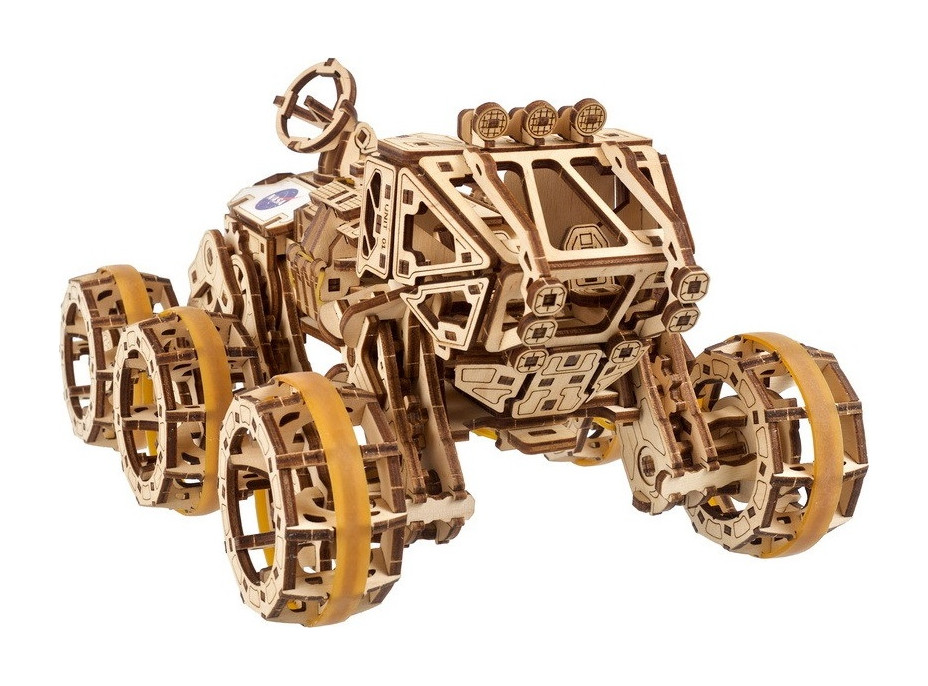 Ugears 3D drevené mechanické puzzle Mars Rover