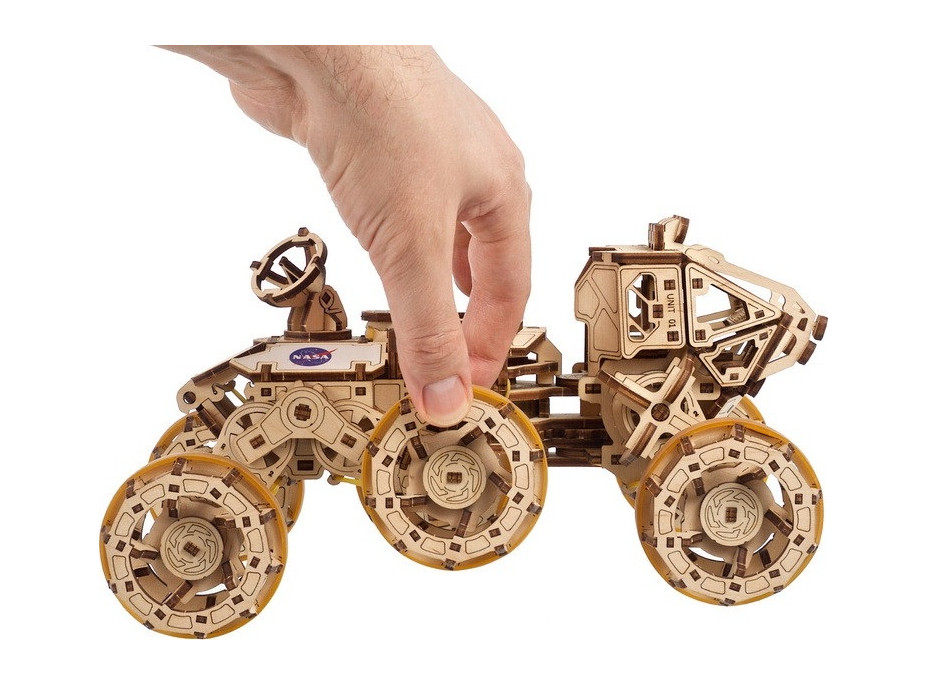 Ugears 3D drevené mechanické puzzle Mars Rover