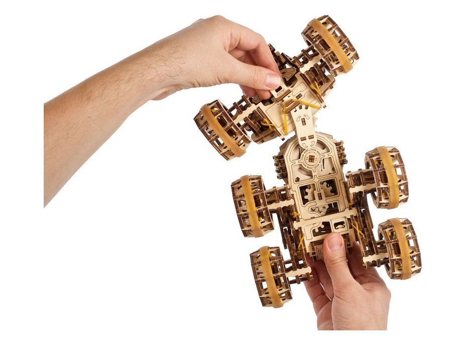 Ugears 3D drevené mechanické puzzle Mars Rover