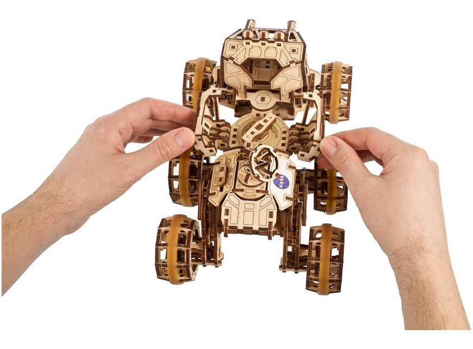 Ugears 3D drevené mechanické puzzle Mars Rover