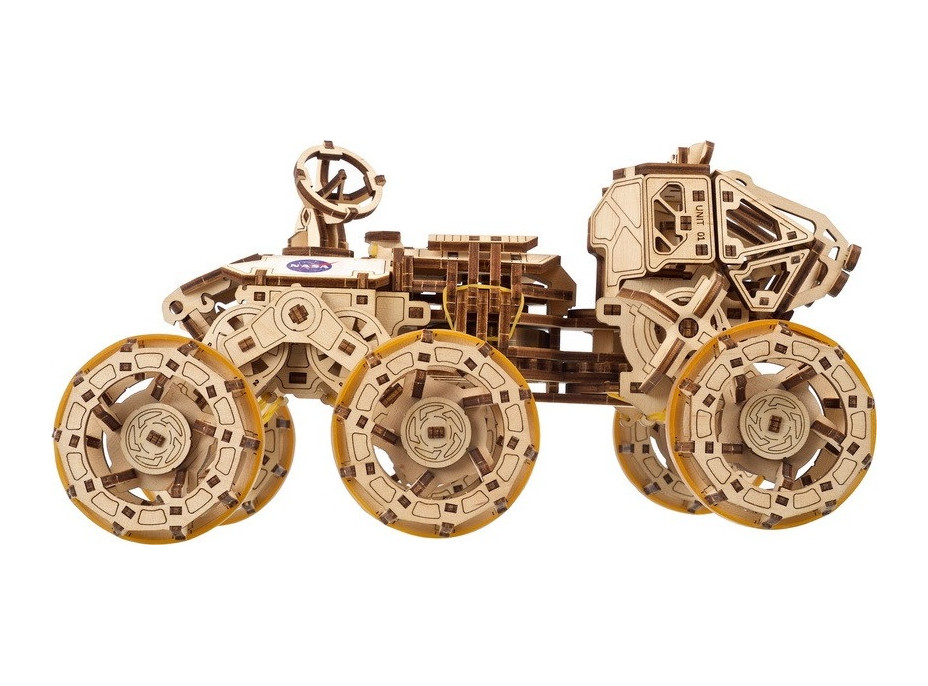 Ugears 3D drevené mechanické puzzle Mars Rover