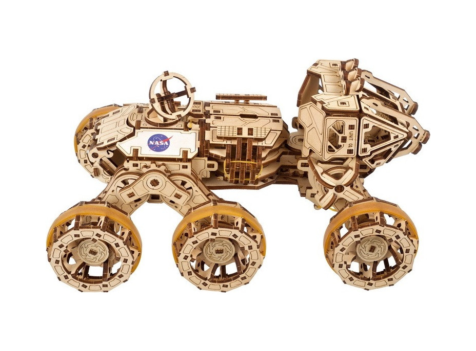 Ugears 3D drevené mechanické puzzle Mars Rover