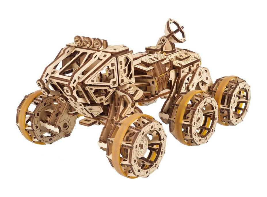 Ugears 3D drevené mechanické puzzle Mars Rover