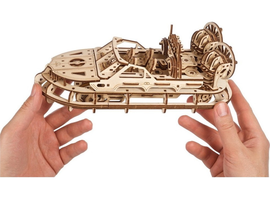 Ugears 3D Drevené mechanické puzzle Pásové terénne vozidlo