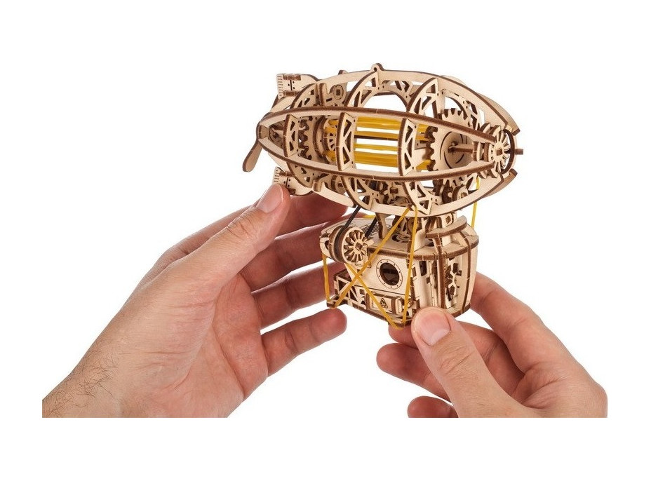 Ugears 3D drevené mechanické puzzle STEAMPUNK AIRSHIP