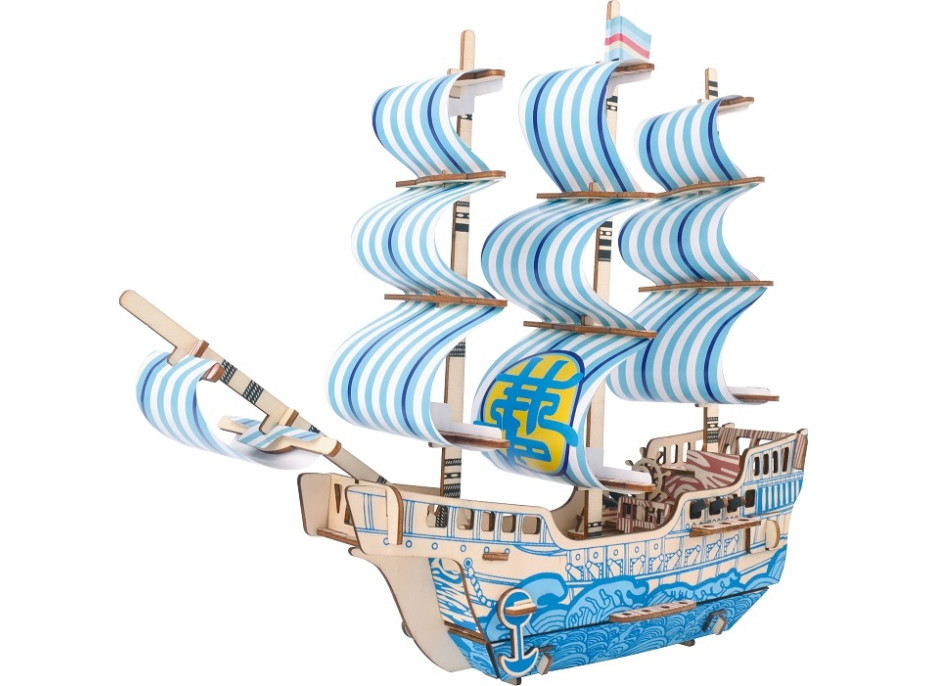 Woodcraft Drevené 3D puzzle Loď zo sna