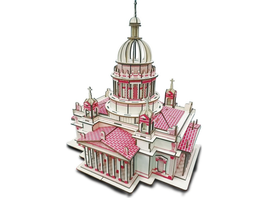 Woodcraft Drevené 3D puzzle Issa Kiev&#39;s Cathedral