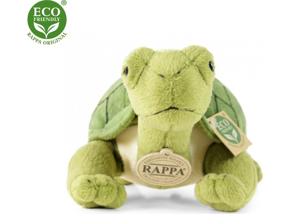 Rappa Plyšová korytnačka Agáta zelená 25 cm ECO-FRIENDLY