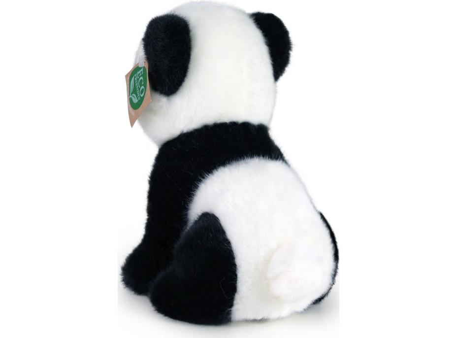 Rappa Plyšová panda sediaca 18 cm ECO-FRIENDLY