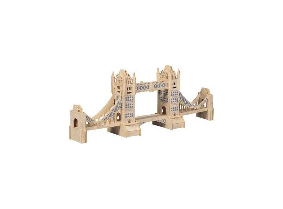 Woodcraft Drevené 3D puzzle slávnej budovy Tower Bridge