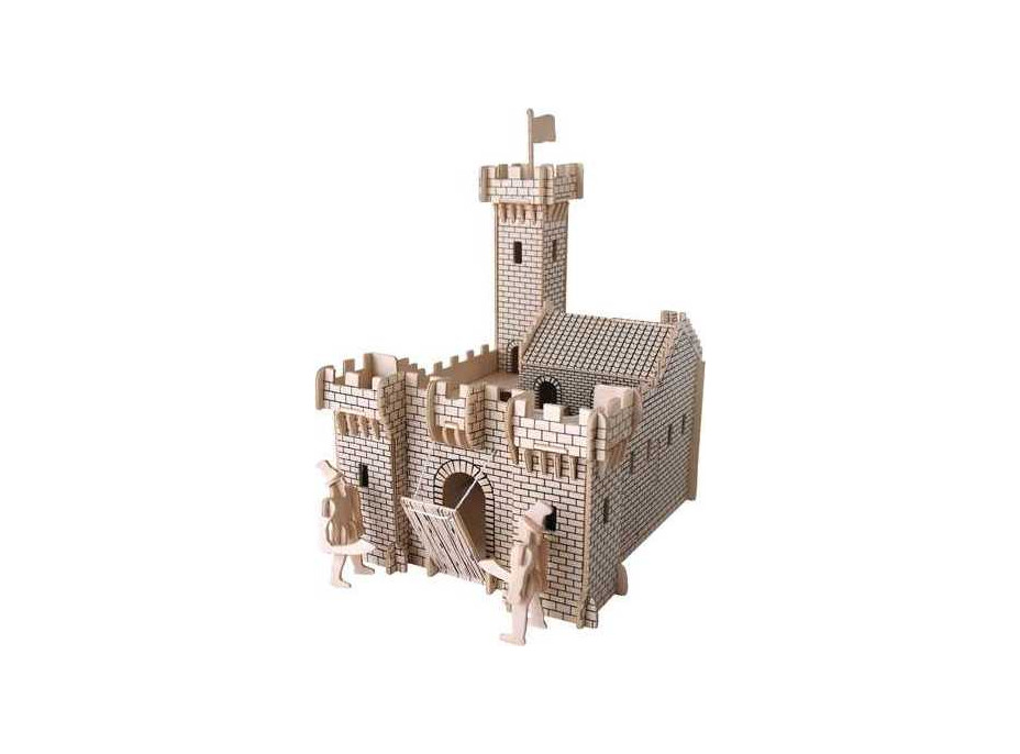 Woodcraft Drevené 3D puzzle hrad I