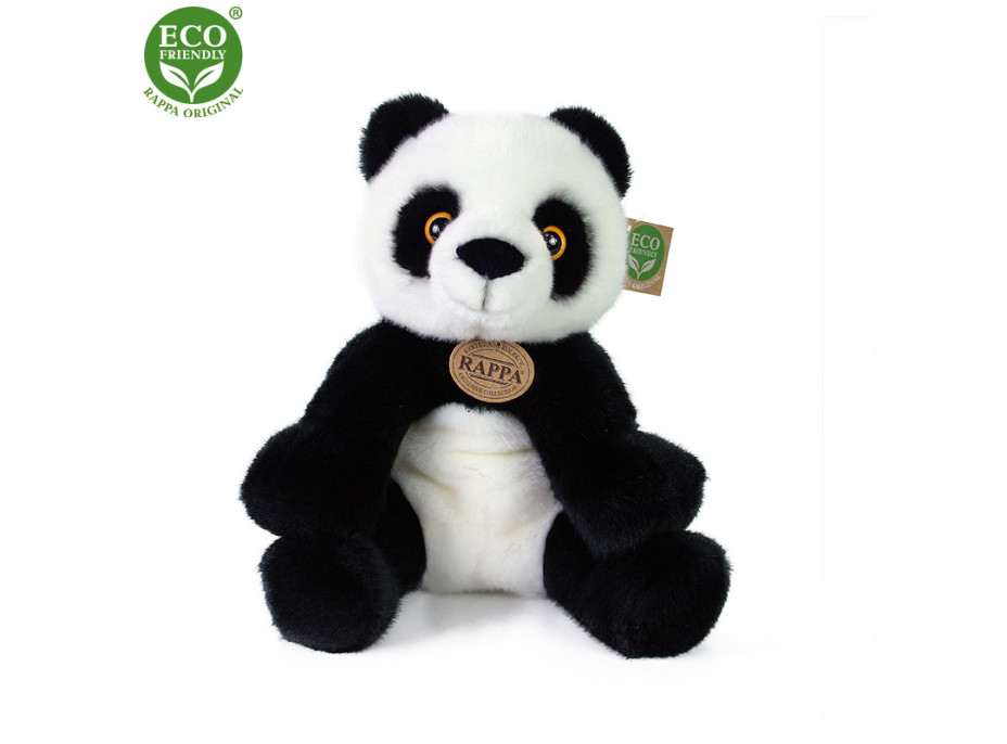 Rappa Plyšová panda sediaca 27 cm ECO-FRIENDLY