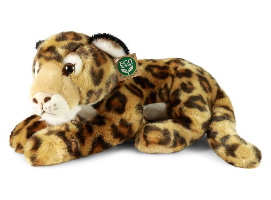 Rappa Plyšový leopard ležiaci 40 cm ECO-FRIENDLY