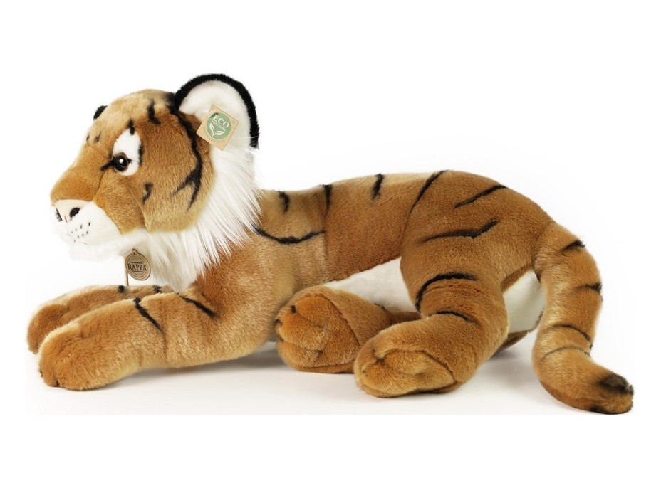 Rappa Plyšový tiger hnedý 60 cm ECO-FRIENDLY