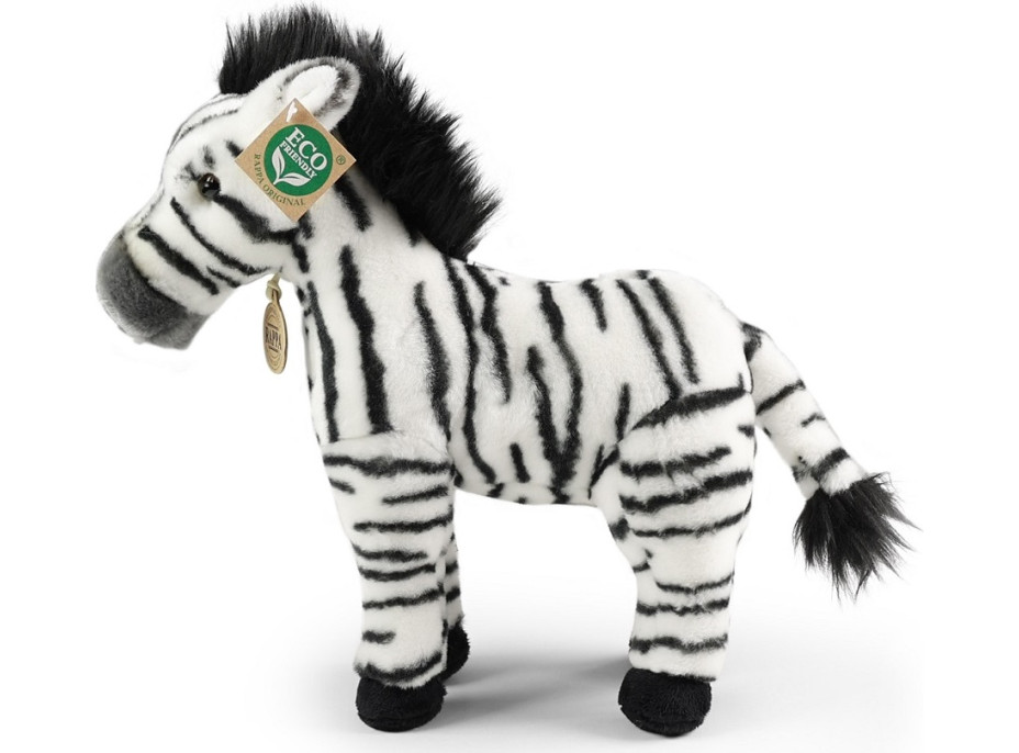 Rappa Plyšová zebra stojaca 30 cm ECO-FRIENDLY