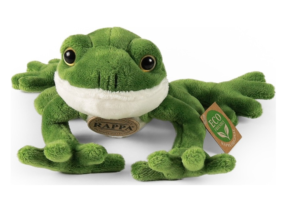 Rappa Plyšová žaba 15 cm ECO-FRIENDLY
